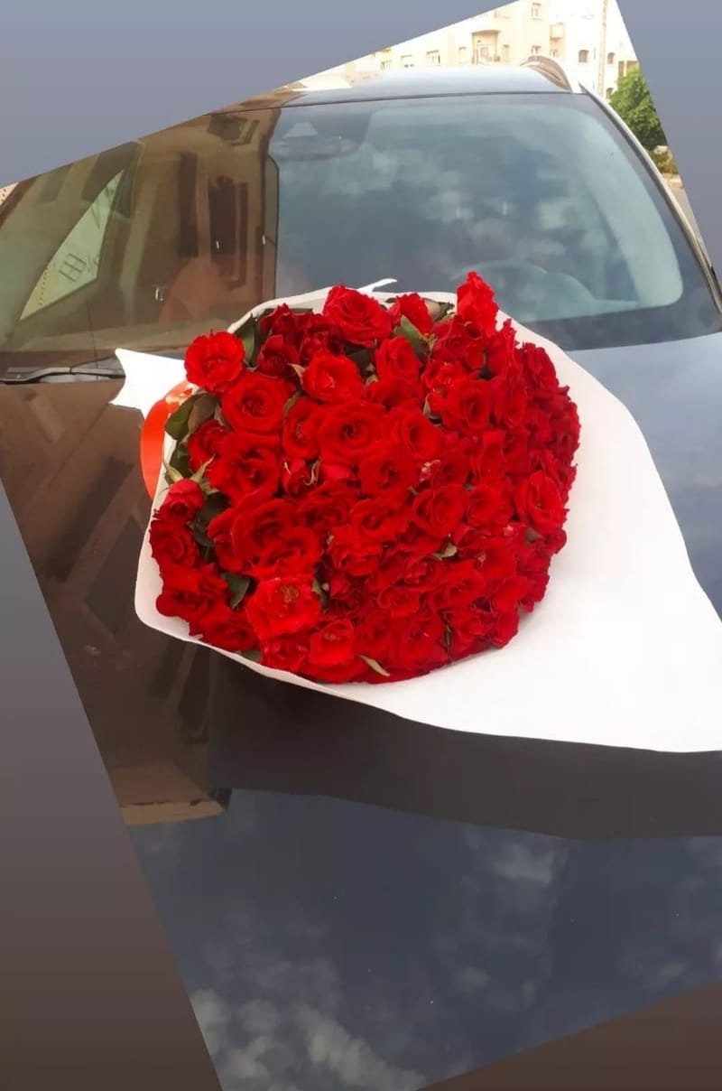 Bouquet de roses rouges
