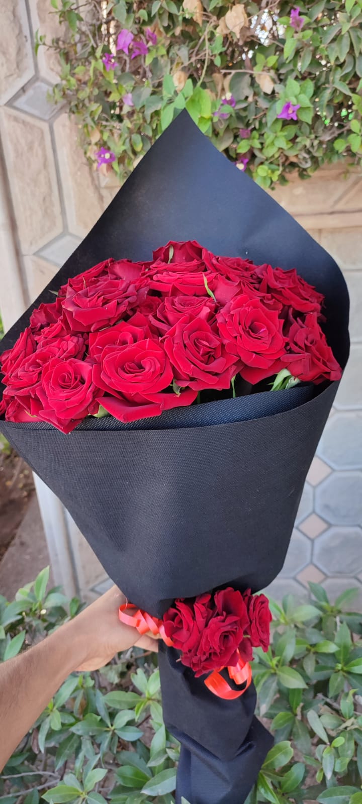 fleurs rouge