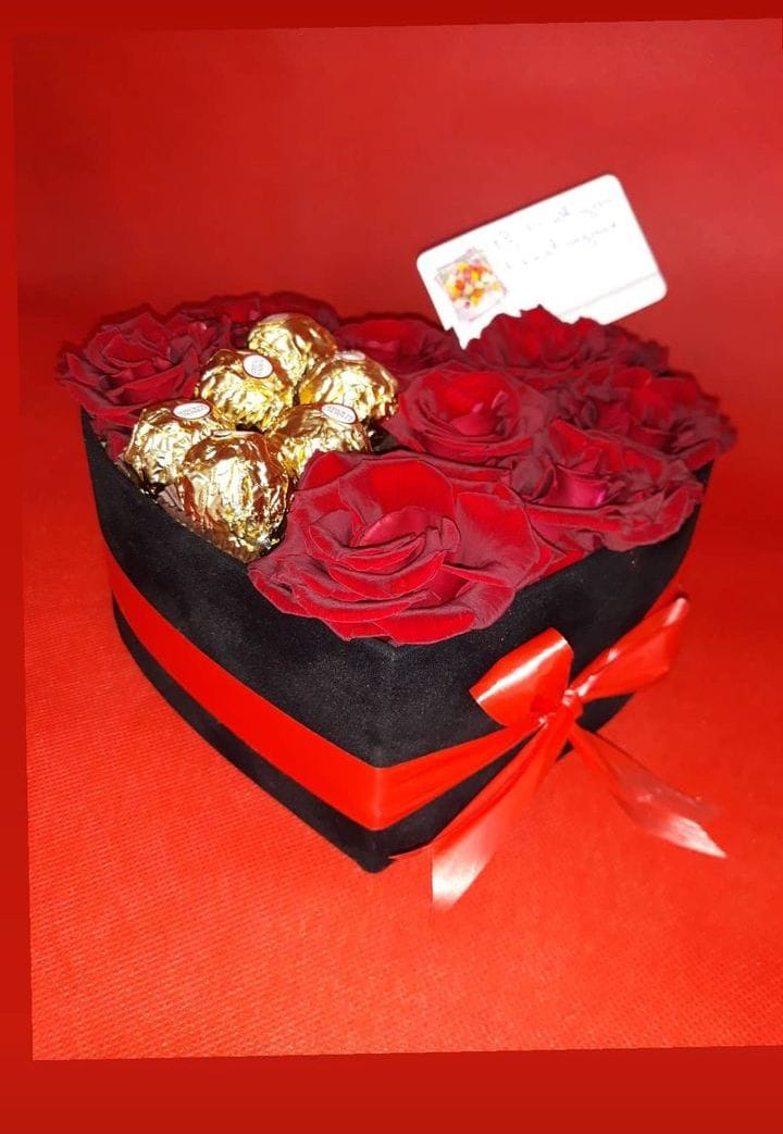 fleurs et chocolate