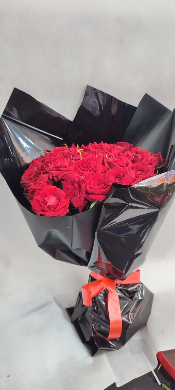 Bouquet de roses rouges