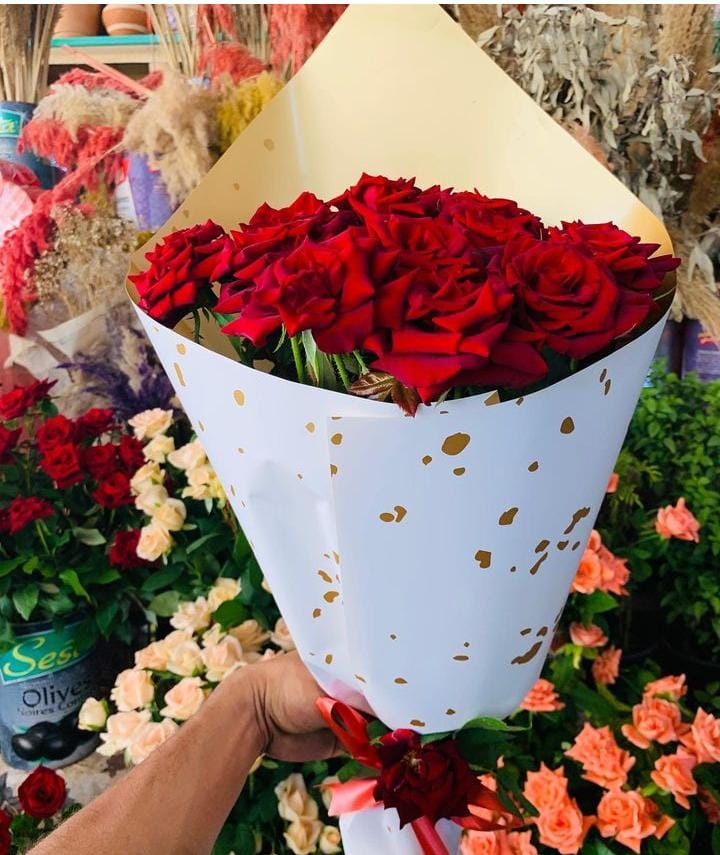 Bouquet de roses rouges