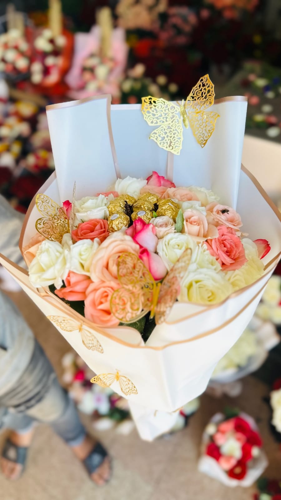 Bouquet de fleurs d'anniversaire