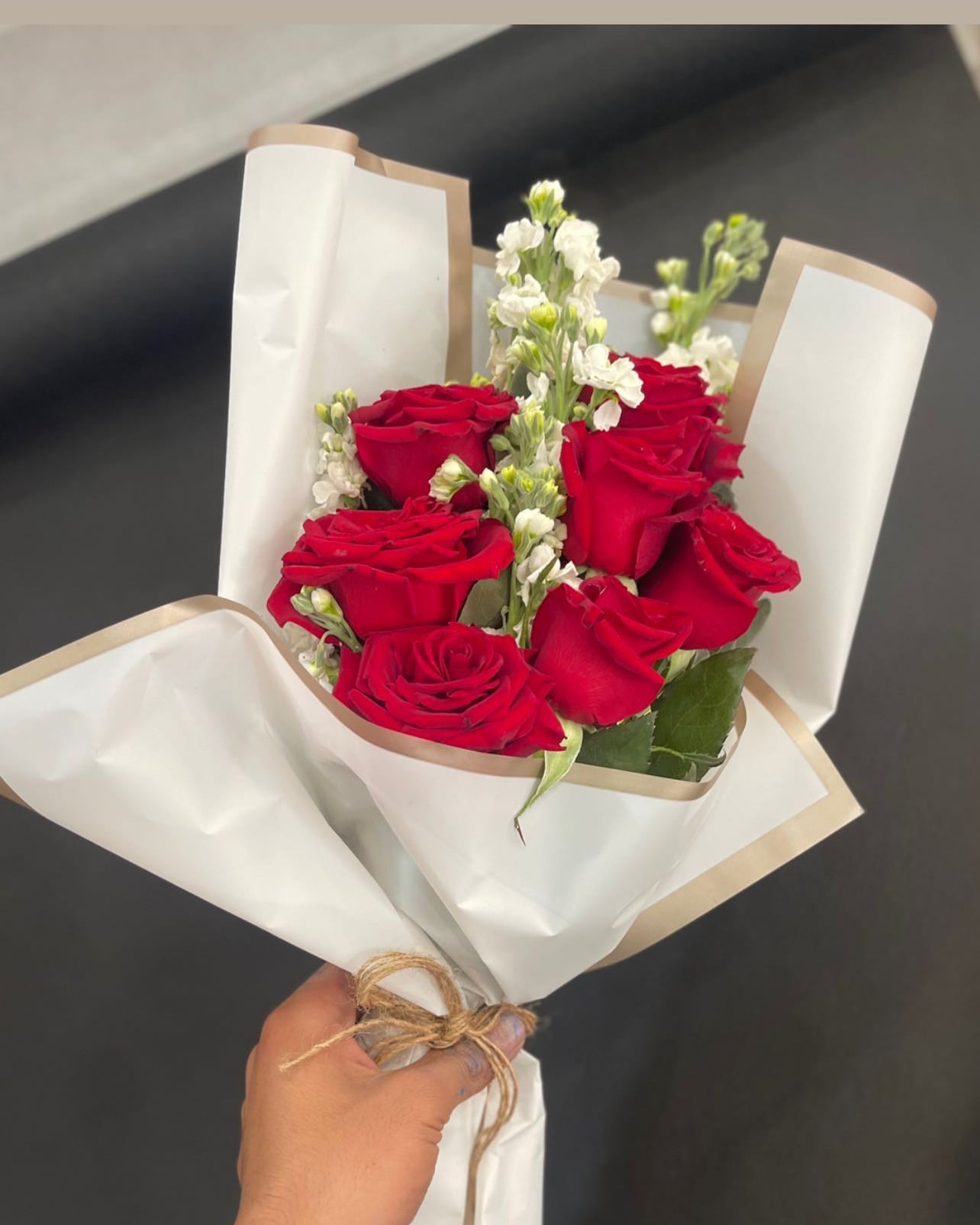 Bouquet de roses rouges