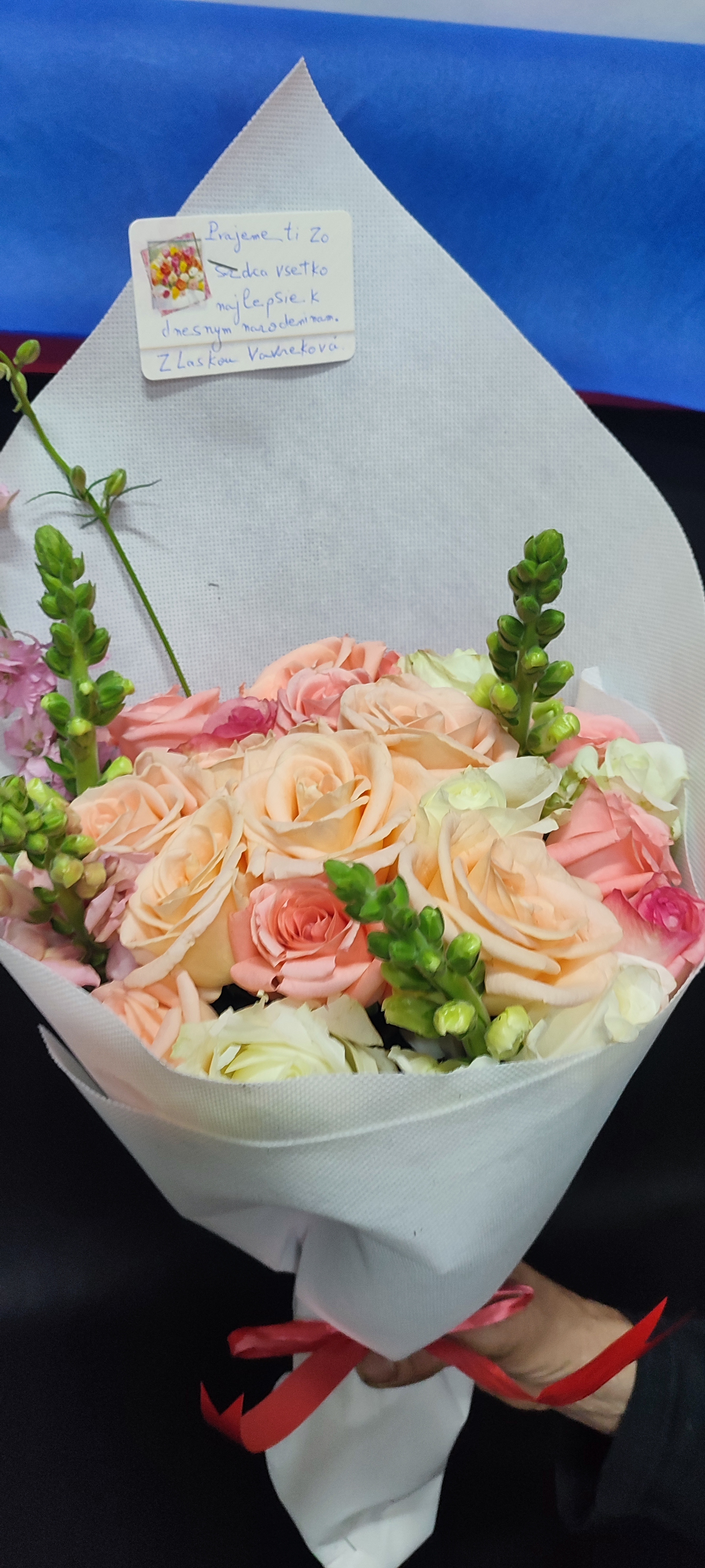 composition florale pour anniversaire