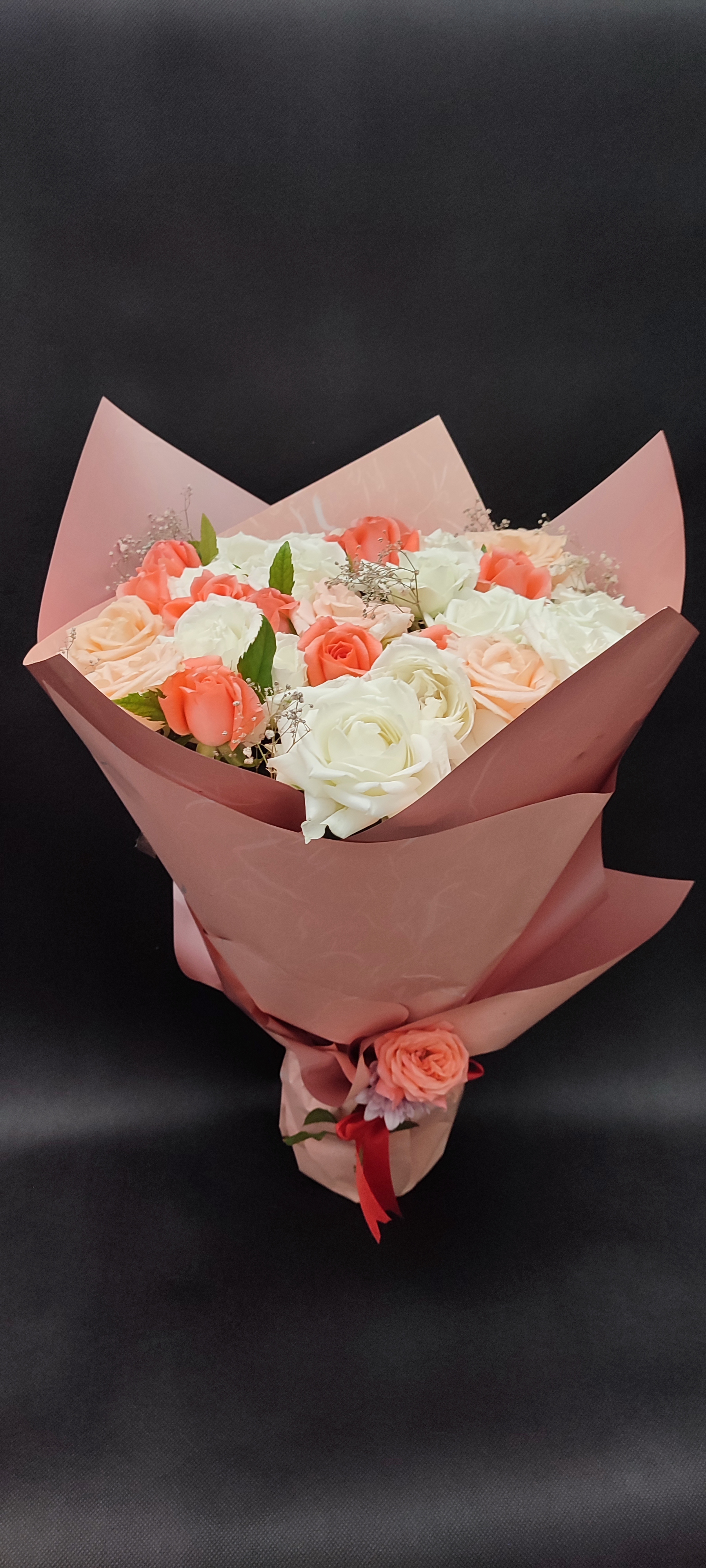 Un bouquet de roses pour sortir avec quelqu'un